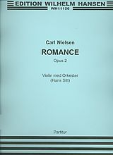 Carl Nielsen Notenblätter Romance op.2 for violin and orchestra
