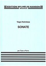 Vagn Holmboe Notenblätter Sonate op.162 per tuba e piano