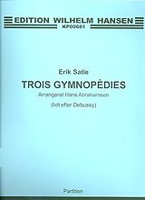 Erik Satie Notenblätter 3 Gymnopédies for oboe and