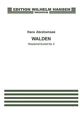 Hans Abrahamsen Notenblätter Walden - Wind Quintet No 2