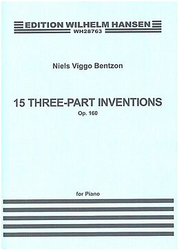 Niels Viggo Bentzon Notenblätter 15 dreistimmige Inventionen op.160