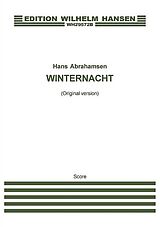 Hans Abrahamsen Notenblätter WINTERNACHT FOR 7 INSTRUMENTS