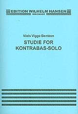 Niels Viggo Bentzon Notenblätter Studie op.34 für Kontrabass