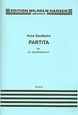Arne Nordheim Notenblätter Partita for 6 doublebasses