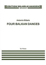 Antonio Bibalo Notenblätter 4 Balkan Dances
