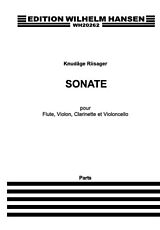 Knudaage Riisager Notenblätter Sonate pour flûte, violon, clarinette et