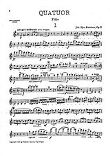 Johan Hye-Knudsen Notenblätter Quartett op.3