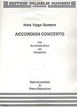 Niels Viggo Bentzon Notenblätter Concerto for Accordion and Orchestra