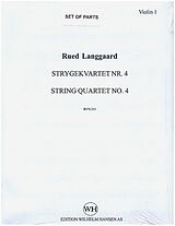 Rued Immanuel Langgaard Notenblätter String Quartet No.4 Sommerdage