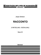 Jorgen Bentzon Notenblätter Racconto op.25
