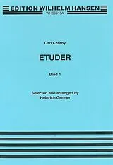 Carl Czerny Notenblätter Ausgewählte Klavier-Etüden Band 1