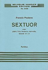 Francis Poulenc Notenblätter Sextett