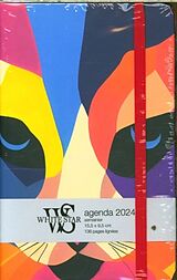 Livre Relié Agenda 2024 chat en couleur de 