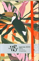 Livre Relié Agenda 2024 plantes exotiques et toucan de 