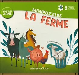 Coffret La ferme : mini puzzles de Anna Lang