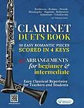 E-Book (epub) Clarinet Duets Book - 10 Easy Romantic Pieces Scored in 4 Keys von Anton Rubinstein, Robert Schumann, Modest Mussorgsky