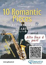 E-Book (epub) Eb Alto Sax 4 part of "10 Romantic Pieces" for Alto Saxophone Quartet von Ludwig Van Beethoven, Robert Schumann, Anton Rubinstein