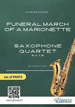 E-Book (epub) Saxophone Quartet sheet music: Funeral march of a Marionette (set of parts) von Charles Gounod