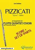 E-Book (epub) Flute Quintet / Choir "Pizzicati" score & parts von Léo Delibes