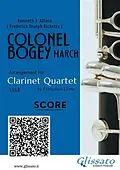 E-Book (epub) Clarinet Quartet Score of "Colonel Bogey" von Kenneth J. Alford
