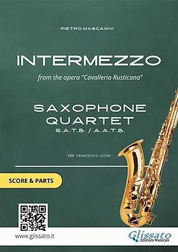 E-Book (epub) Saxophone Quartet sheet music: Intermezzo (score & parts) von Pietro Mascagni