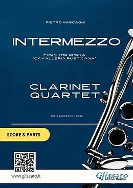 E-Book (epub) Clarinet Quartet sheet music: Intermezzo (score & parts) von Pietro Mascagni, Glissato Series Clarinet Quartet