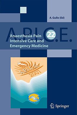 E-Book (pdf) Anaesthesia, Pain, Intensive Care and Emergency A.P.I.C.E. von Antonino Gullo