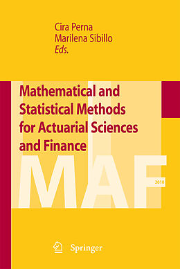 Livre Relié Mathematical and Statistical Methods for Actuarial Sciences and Finance de 