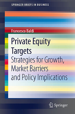 Kartonierter Einband Private Equity Targets von Francesco Baldi