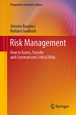Kartonierter Einband Risk Management von Barbara Gaudenzi, Antonio Borghesi