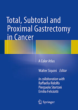 E-Book (pdf) Total, Subtotal and Proximal Gastrectomy in Cancer von 