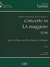 Giuseppe Tartini Notenblätter Konzert A-Dur D96