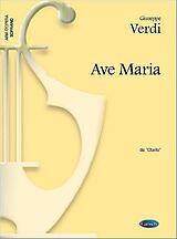 Giuseppe Verdi Notenblätter Ave Maria aus Othello