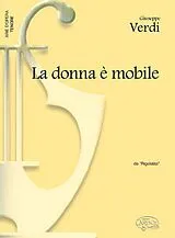 Giuseppe Verdi Notenblätter La donna é mobile für Tenor