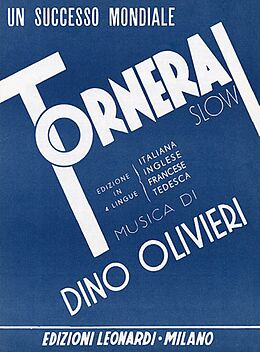 Dino Olivieri Notenblätter Tornerai