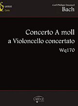 Carl Philipp Emanuel Bach Notenblätter Concerto a-Moll WQ170 für