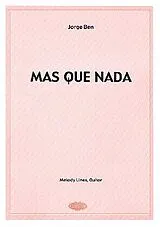 Jorge Ben Notenblätter Mas que nada für Gesang (it/spa)