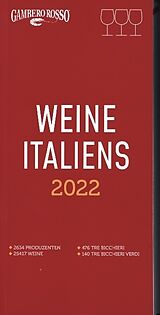 Kartonierter Einband Weine Italiens 2022 von Gambero Rosso