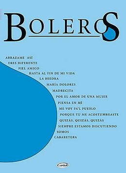  Notenblätter Boleros - songbook