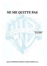 Jacques Brel Notenblätter Ne me quitte paspour chant et piano