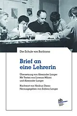 Kartonierter Einband Brief an eine Lehrerin von Die Schule von Barbiana