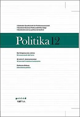 E-Book (pdf) Politika 12 von Günther Pallaver (Herausgeber), Hermann Atz, Roland Benedikter