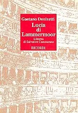 Gaetano Donizetti Notenblätter Lucia di Lammermoor Libretto (it)