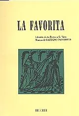 Gaetano Donizetti Notenblätter La Favorita Libretto (it)