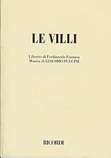 Giacomo Puccini Notenblätter LE VILLI