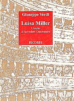 Giuseppe Verdi Notenblätter Luisa Miller
