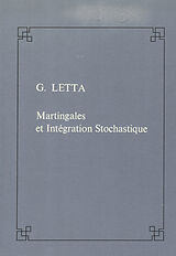 Couverture cartonnée Martingales et intégration stochastique de Giorgio Letta