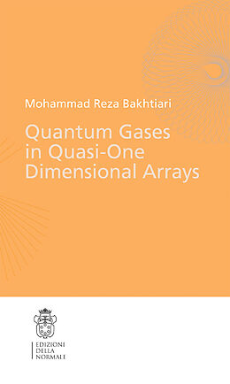 Couverture cartonnée Quantum Gases in Quasi-One-Dimensional Arrays de Mohammad Reza Bakhtiari