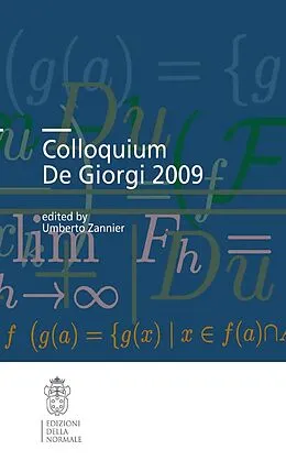 E-Book (pdf) Colloquium De Giorgi 2009 von Umberto Zannier