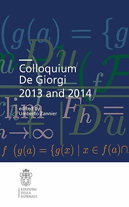 eBook (pdf) Colloquium De Giorgi 2013 and 2014 de 